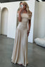 Kamara | Off Shoulder Pleated Maxi Dress