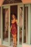Velour Sparkle Mini Dress