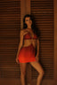 Havana Heat | Ombre Ring Detail Mini Dress