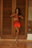 Havana Heat | Ombre Ring Detail Mini Dress