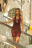 Dahlia | Halter Mini Dress