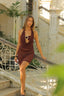 Dahlia | Halter Mini Dress
