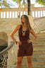 Dahlia | Halter Mini Dress