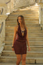 Dahlia | Halter Mini Dress