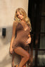 Cocoa Mirage | Cut-Out Mini Dress