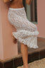 Isla Lace | Sheer Midi Skirt