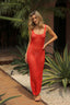 Santorini Dream Knit Maxi Red