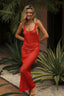 Santorini Dream Knit Maxi Red