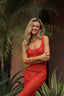 Santorini Dream Knit Maxi Red