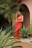 Santorini Dream Knit Maxi Red