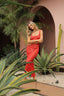 Santorini Dream Knit Maxi Red