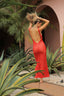 Santorini Dream Knit Maxi Red