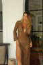Mocha Muse | Knit Maxi Dress