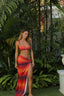 Paloma Fire Two-Piece Maxi Set