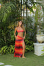 Paloma Fire Two-Piece Maxi Set
