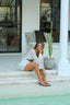 Riviera Lace Crochet Mini Dress