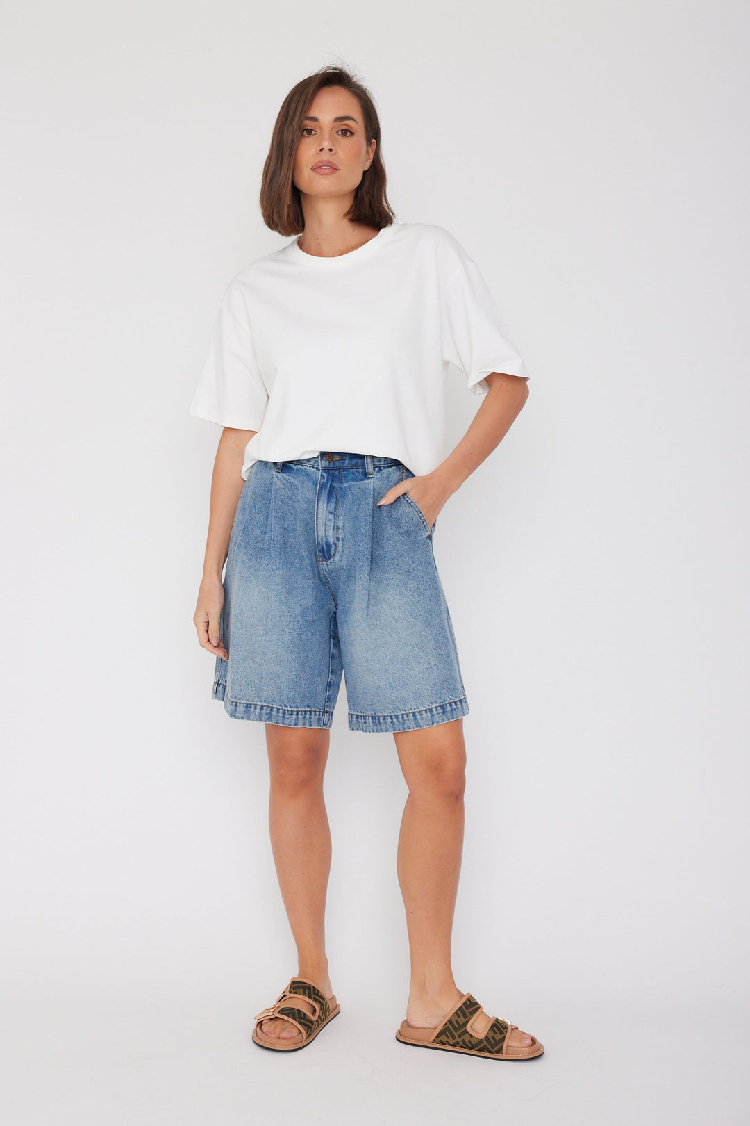 HARVEY Shorts Blue Denim