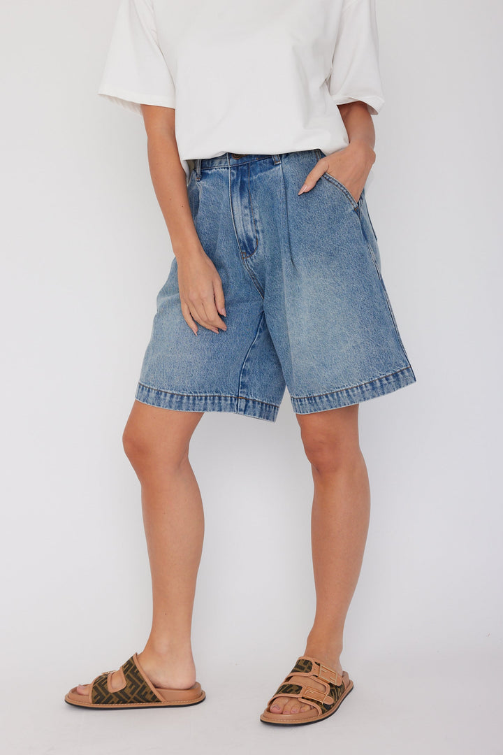 HARVEY Shorts Blue Denim