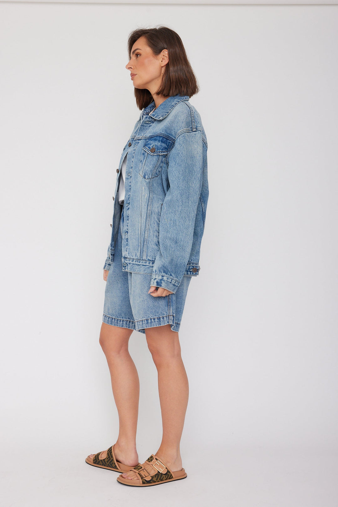 SUTTON Jacket Blue Denim