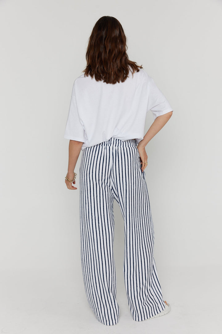 JOJO Pants Navy Stripe