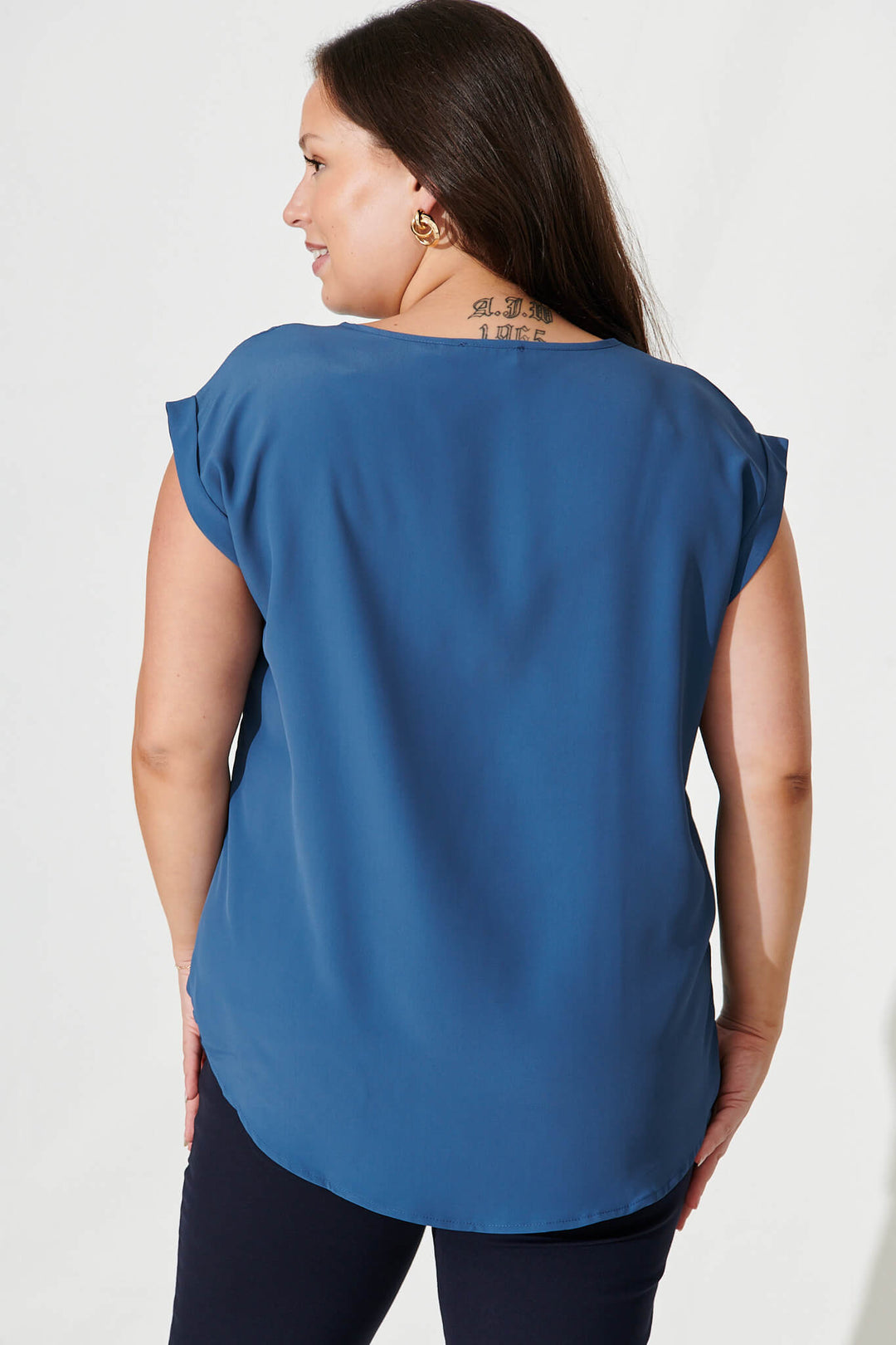 Rejina Top In Blue