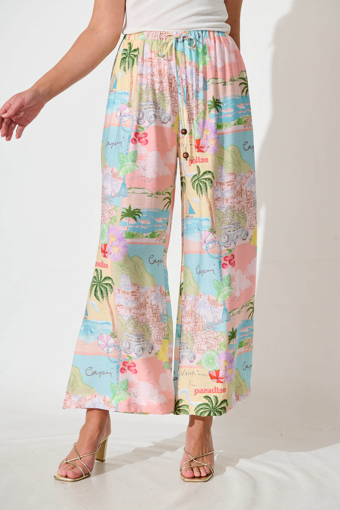 Romeo Pant In Pastel Multi