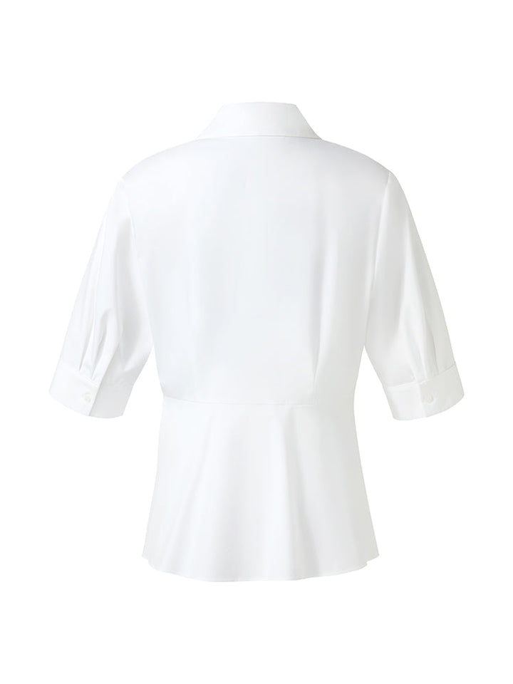 Cotton Women Wrap Shirt