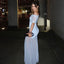 Michaela | Off-Shoulder Pleated Mesh Maxi Dress