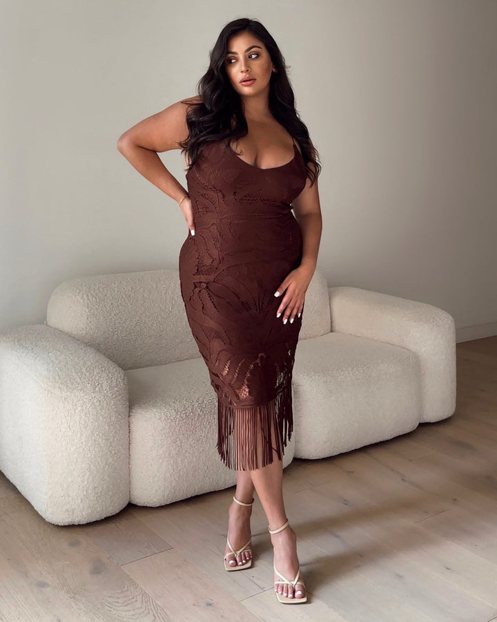 Olivia Dress - Chocolate