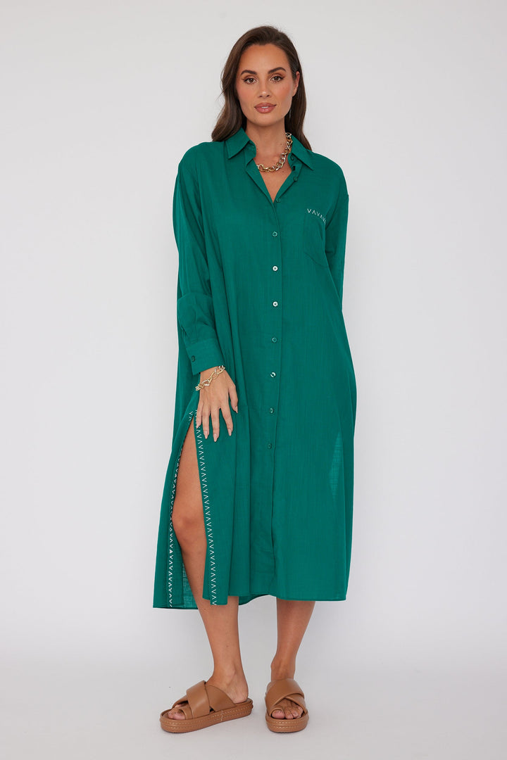 OSKO Dress Emerald