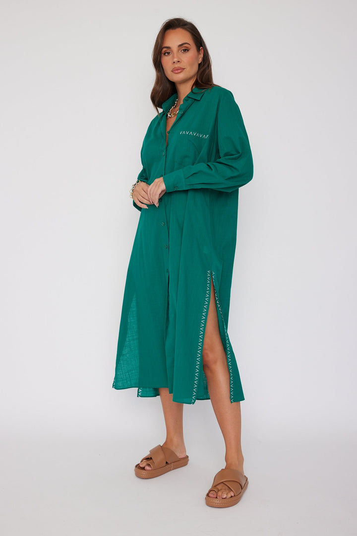 OSKO Dress Emerald