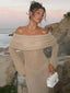 Nayara | Elegant Off Shoulder Maxi Dress