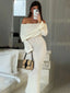 Nayara | Elegant Off Shoulder Maxi Dress