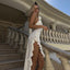 Juliana | Slim Flower Slit Dress