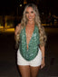 Della | Sleeveless Neck Halter Top