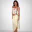 Kenia | Floral Print Mesh Two Piece Set