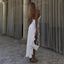 Juliana | Slim Flower Slit Dress