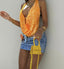 Della | Sleeveless Neck Halter Top