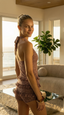 Rosalba — Lace Halter Playsuit