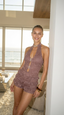 Rosalba — Lace Halter Playsuit