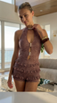 Rosalba — Lace Halter Playsuit