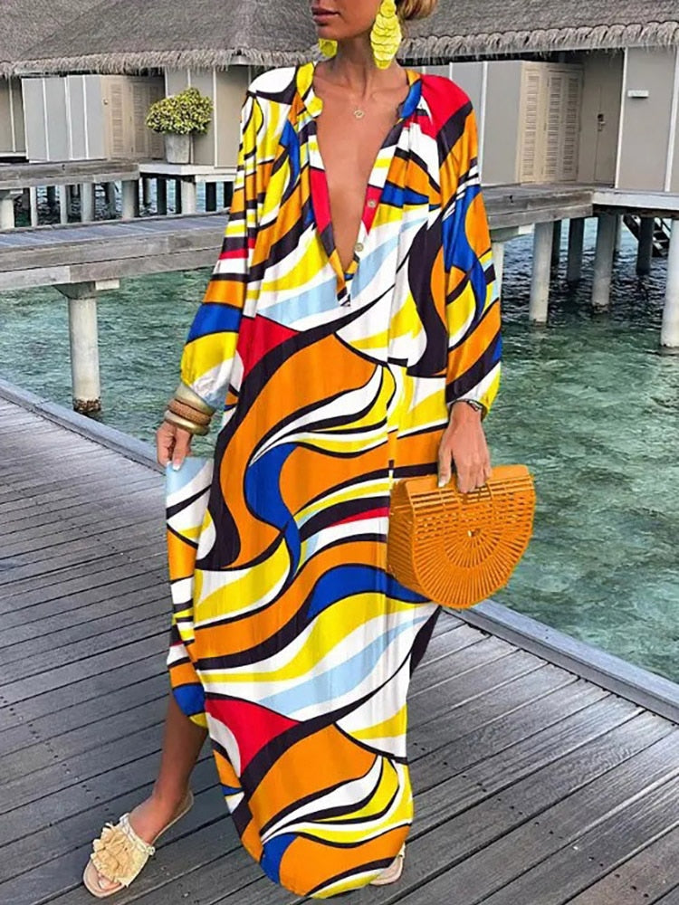 Boho Print Dress