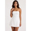 Carly Strapless Mini - White