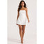 Carly Strapless Mini - White