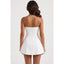Carly Strapless Mini - White