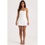 Carly Strapless Mini - White