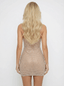 Champagne Crystal Mini Dress - Sierra Sydney