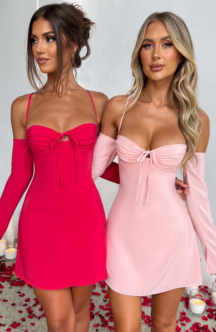 Fiona Mini Dress - Blush