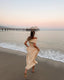 Kamara | Off Shoulder Pleated Maxi Dress