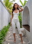 Lerania Polka Dot Jumpsuit &amp; Corset Set